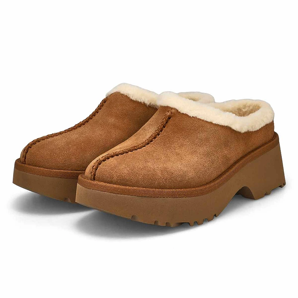 Women's New Heights Cozy Casual Clog - Black