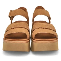 Sandale plateforme NEW HEIGHTS ANKLE STRAP, châtai