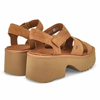Sandale plateforme NEW HEIGHTS ANKLE STRAP, châtai