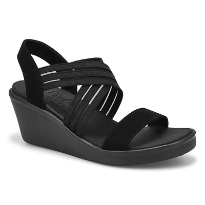 Women's Rumble On Day Flirt Sandal - Black/Black
