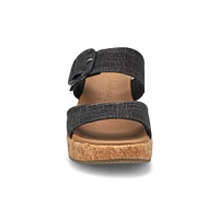 Women's Brystol Wedge Sandal - Black