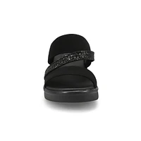 Women's Rumble On Social Glam Wedge Sandal - Black