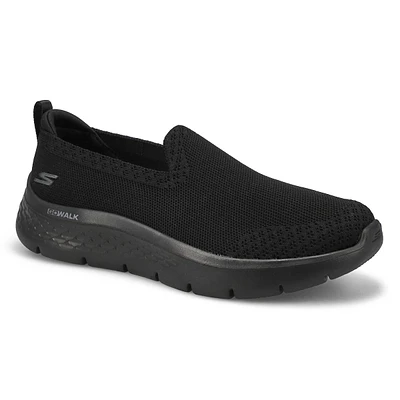Women's Go Walk Flex Slip On Wide Sneaker - Black/
