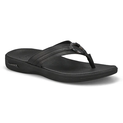 Women's  Arch Fit Maui Thong Sandal - Black