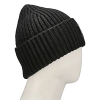 Women's Chunky Rib Beanie - Black