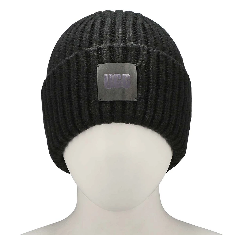 Women's Chunky Rib Beanie - Black