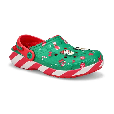 Kids' Classic Mickey Xmas Lined Comfort Clog - Mul