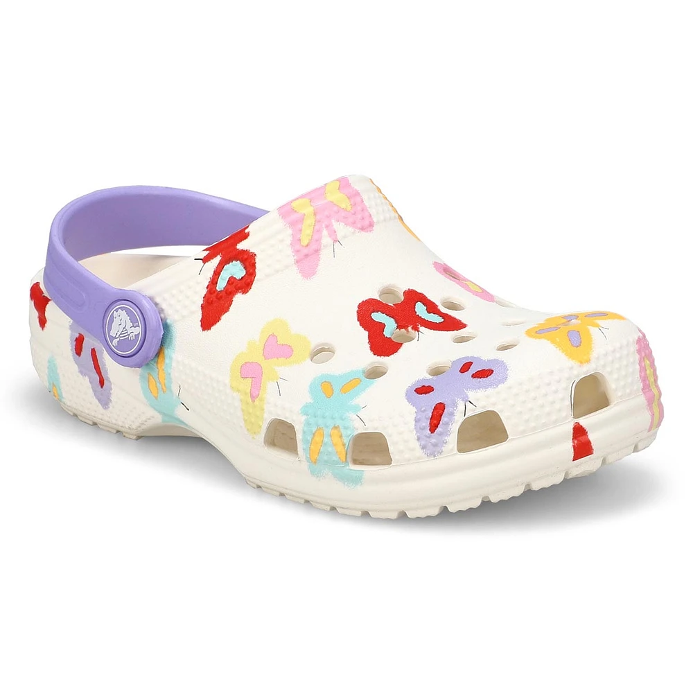 Kids' Classic Butterfly EVA Comfort Clog - Chalk