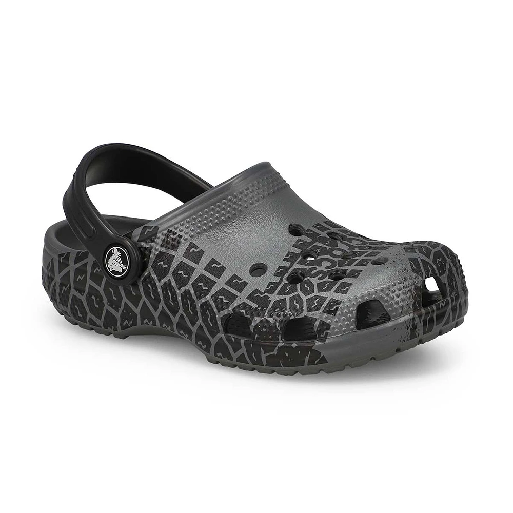 Kids' Classic Tire PrintEVA Comfort Clog - Slate