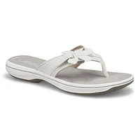 Women's Brinkley Thong Casual Sandal - White