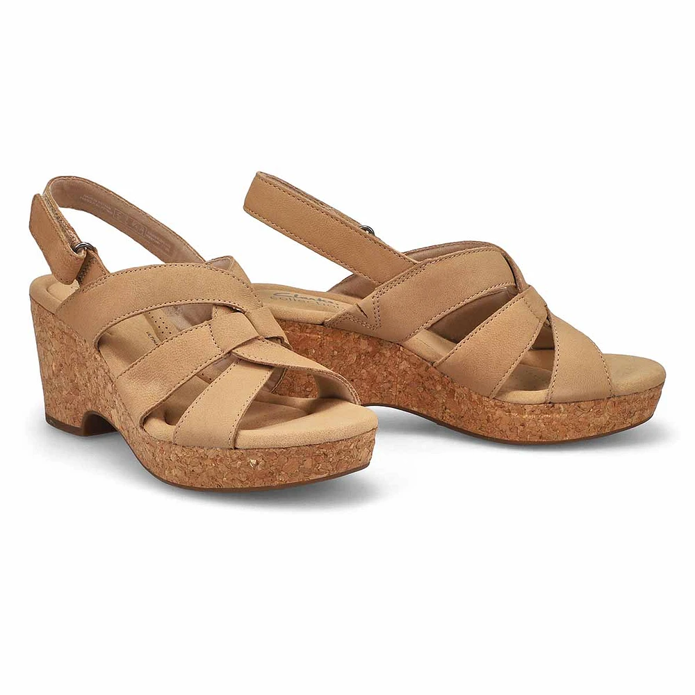 Women's Giselle Beach Wedge Sandal- White