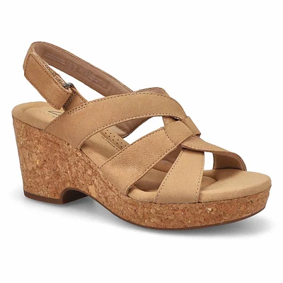 Women's Giselle Beach Wedge Sandal- White
