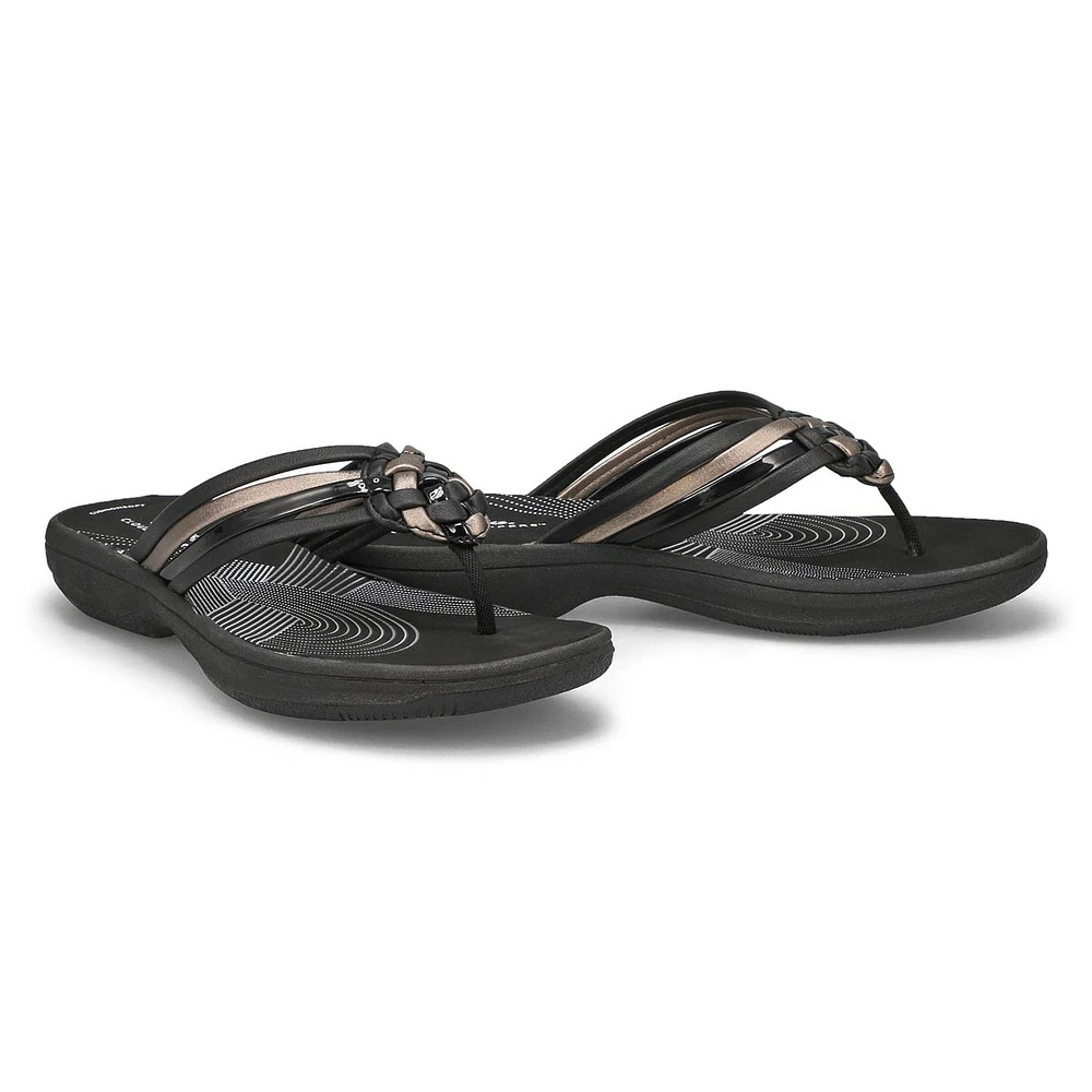 Women's Breeze Coral Thong Sandal - Metallic