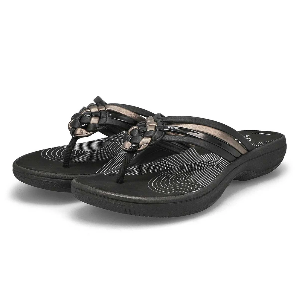 Women's Breeze Coral Thong Sandal - Metallic
