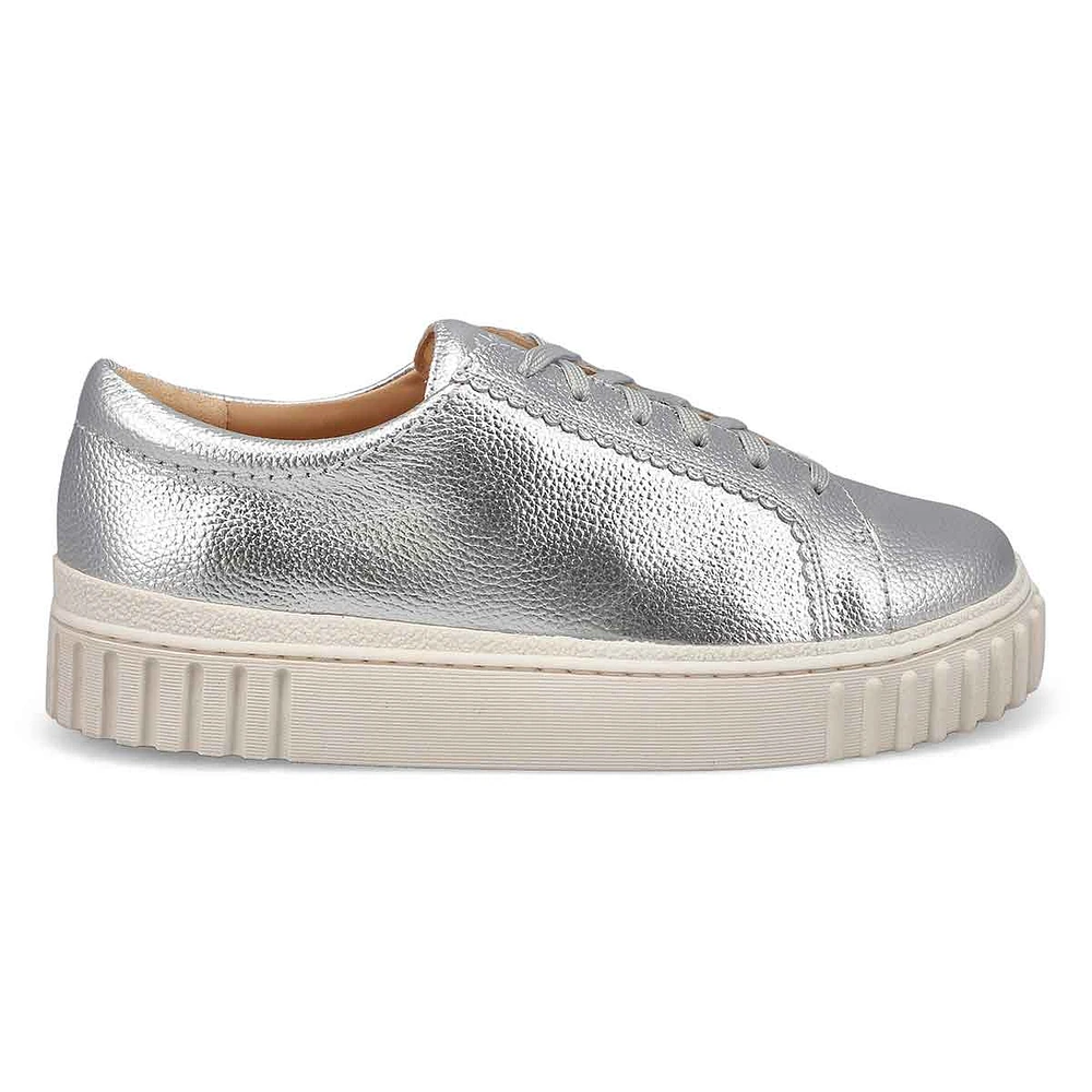 Women's Mayhill Walk Lace Up Sneaker - Silver Meta