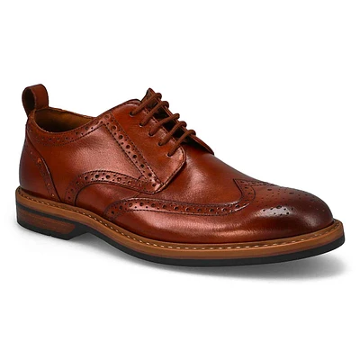 Richelieu habillé en cuir ALDWIN LIMIT, havane, ho