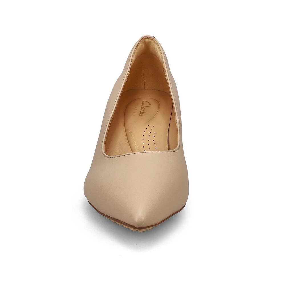 Escarpin en cuir ADELA COURT, noir, femmes