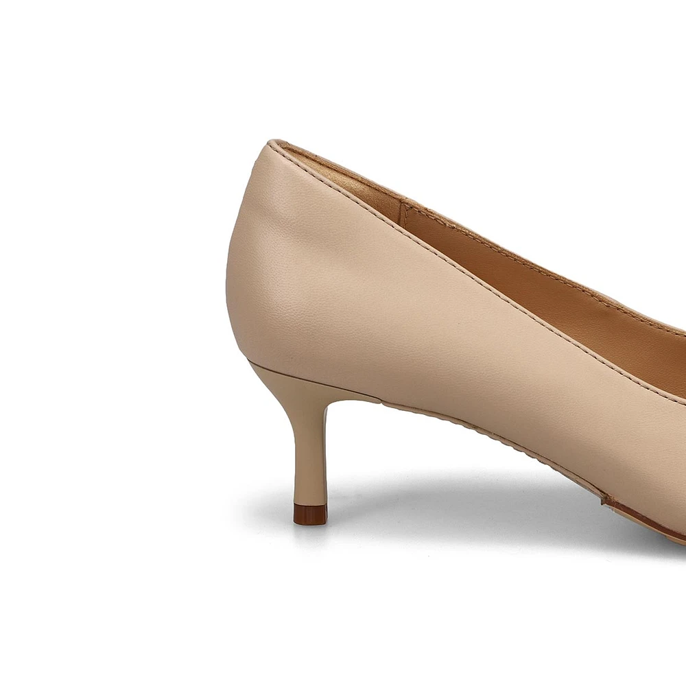 Escarpin en cuir ADELA COURT, noir, femmes