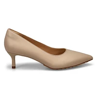 Escarpin en cuir ADELA COURT, noir, femmes