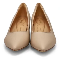Escarpin en cuir ADELA COURT, noir, femmes
