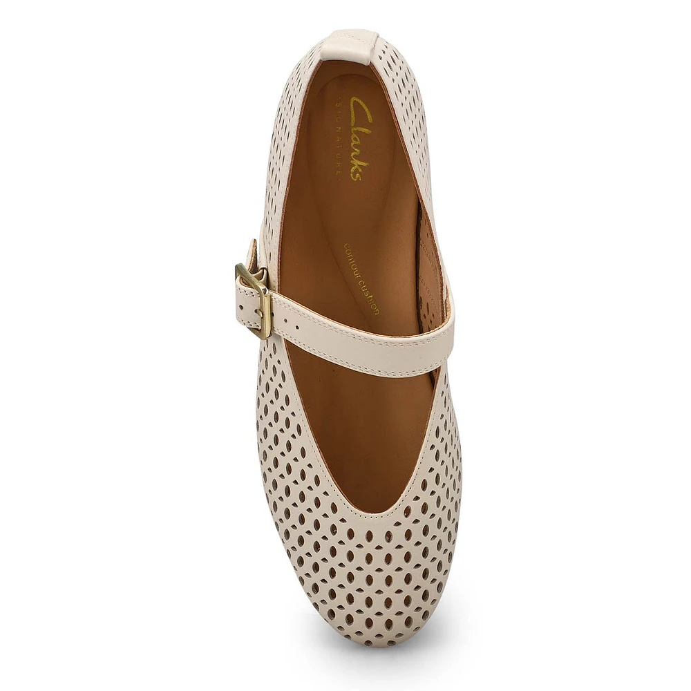 Women's Fawna Jane Leather Maryjane Dress Flat