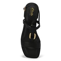 Women's Ariany Sling Leather Casual Sandal - Black