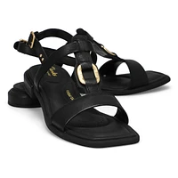 Women's Ariany Sling Leather Casual Sandal - Black
