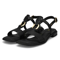 Women's Ariany Sling Leather Casual Sandal - Black