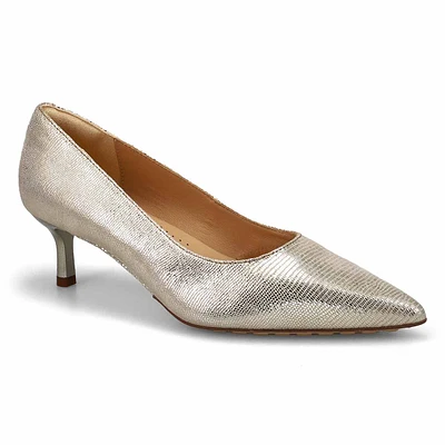 Escarpin en cuir ADELA COURT, noir, femmes