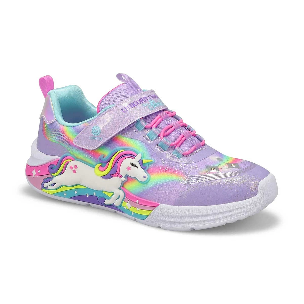Girls' Unicorn Chaser Light Up Sneaker - Lavender
