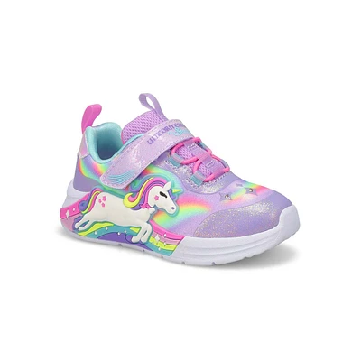Infants' G Unicorn Chaser Light Up Sneaker - Laven