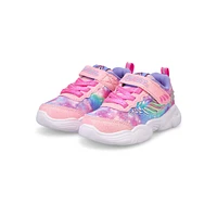 Infants' Unicorn Storm Strap Sneaker - Pink/Lavend