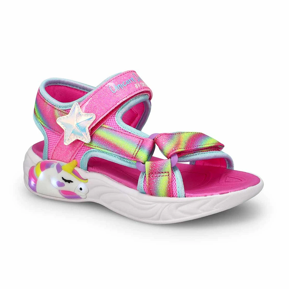 Girls' Unicorn Dreams Sandal - Pink/Multi