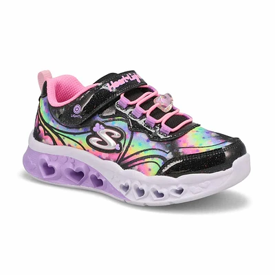 Girls' Flutter Heart Lights Groovy Swirl Sneaker -