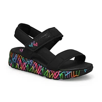 Girls'  Uno Lite Sandal - Black/Multi