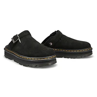 Unisex Zebzag Mule Suede Casual Clog