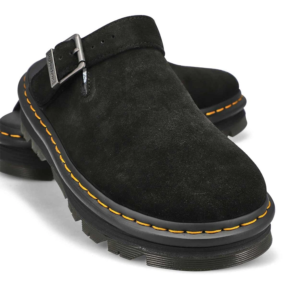 Unisex Zebzag Mule Suede Casual Clog