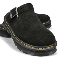Unisex Zebzag Mule Suede Casual Clog
