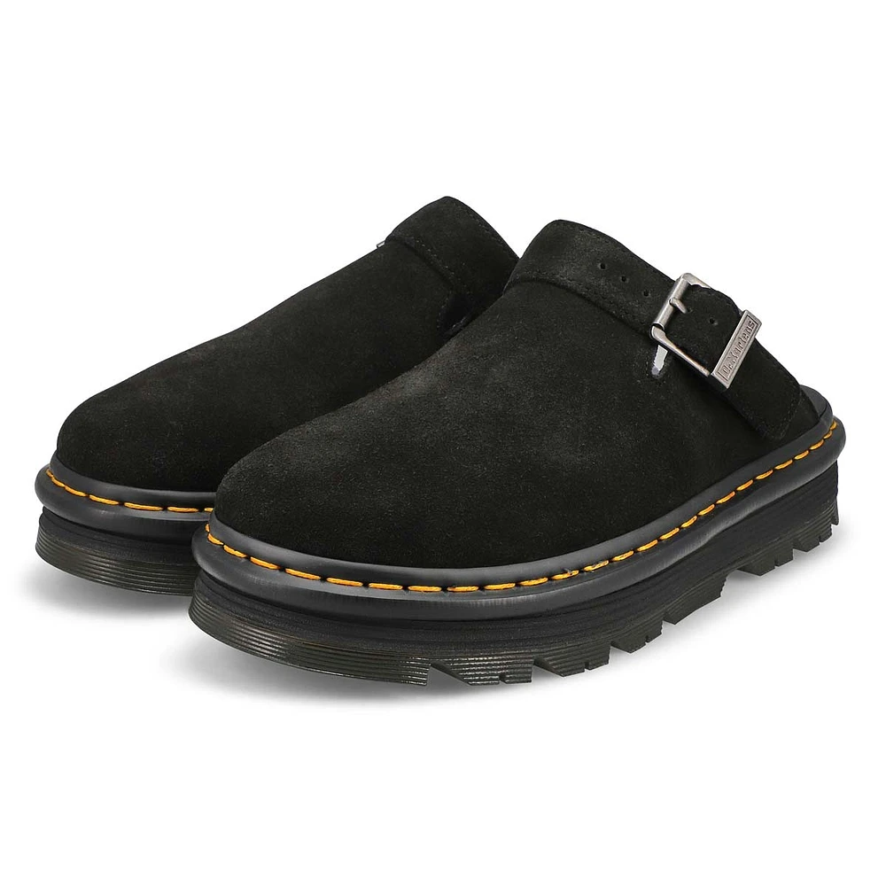 Unisex Zebzag Mule Suede Casual Clog