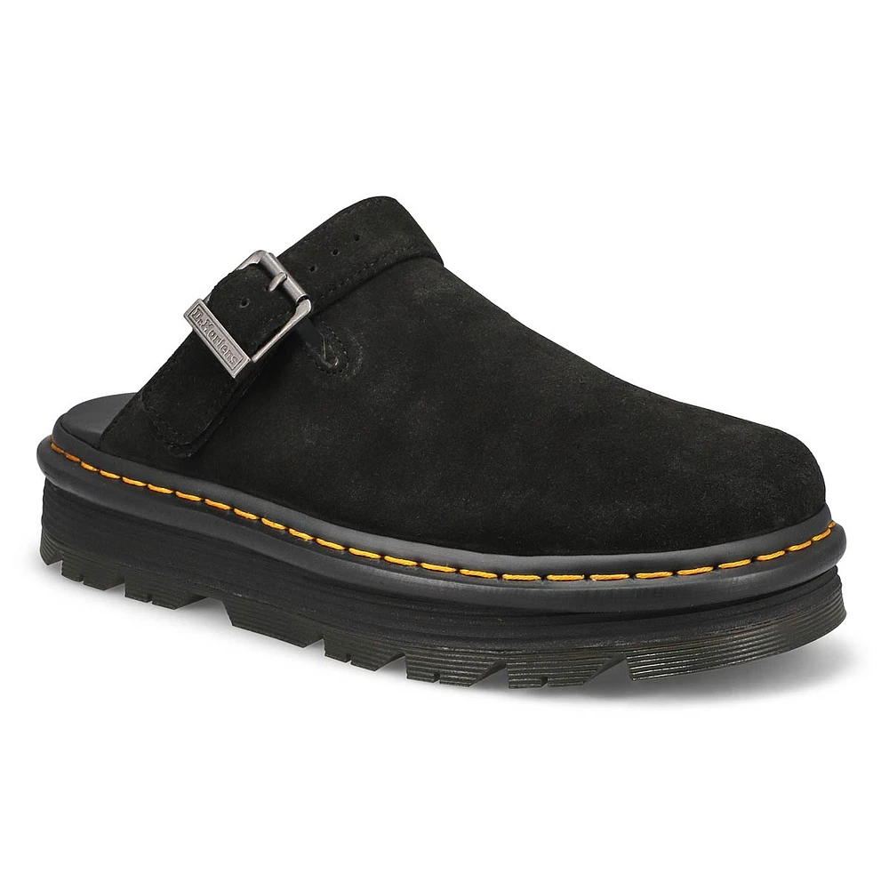 Unisex Zebzag Mule Suede Casual Clog
