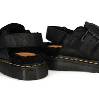 Unisex Jorge II Fur Lined Casual Clog - Black
