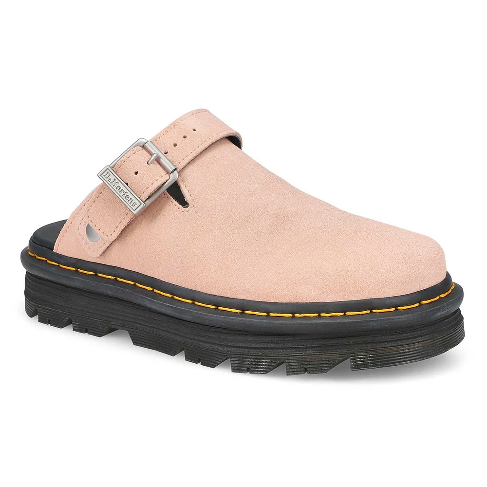 Unisex Zebzag Mule Suede Casual Clog