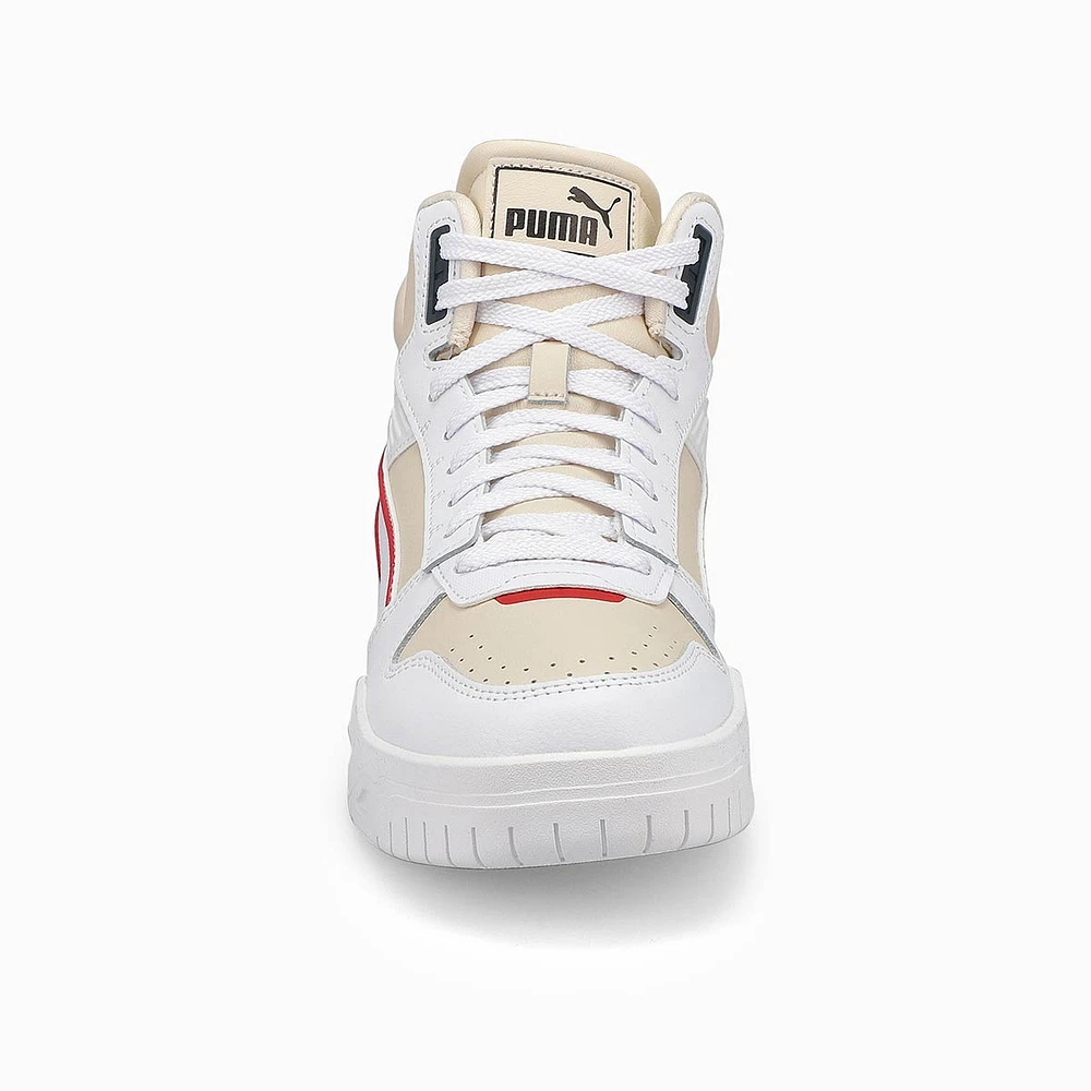 Men's RBD Tech Hi Top Sneaker - White/Navy/Red