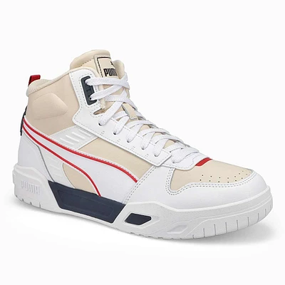 Men's RBD Tech Hi Top Sneaker - White/Navy/Red