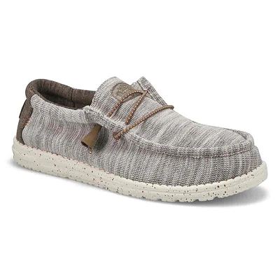 Men's Wally Stretch Casual Shoe - Meteorite