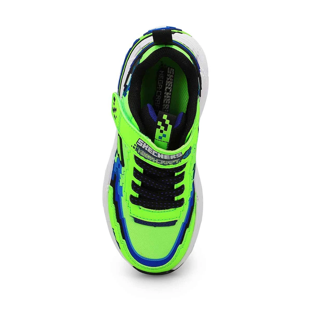 Boys'  Mega Craft 4K Sneaker - Lime/Black
