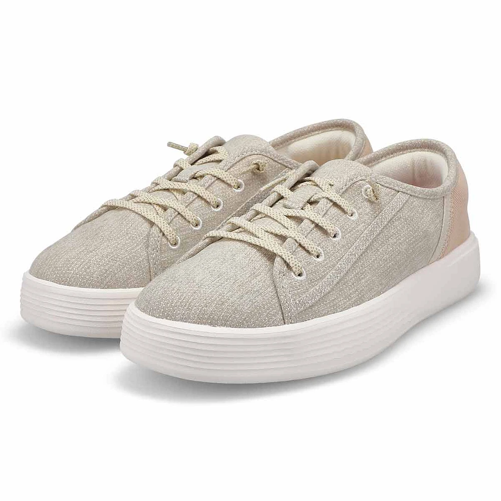 Ladies Cody W Heathered Casual Sneaker - Light Gre