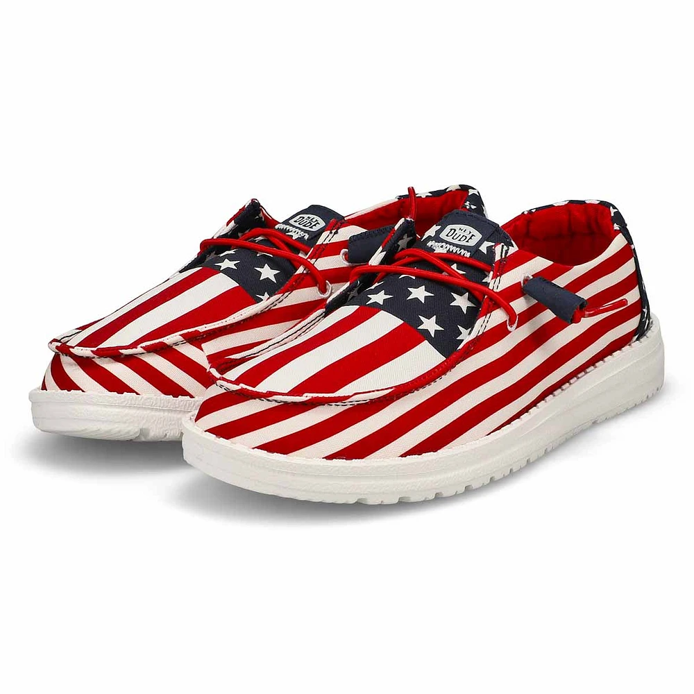 Women's  Wendy Americana Shoe - American Flag