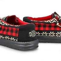 Men's Wally Holiday Cheers Casual Shoe - Black/Mul