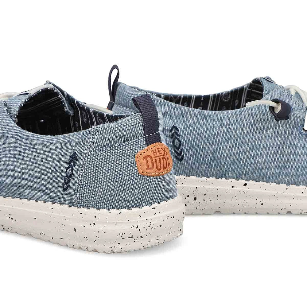 Women's Wendy Chambray Casual Shoe - Light Blue